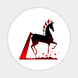 fire horse Magnet